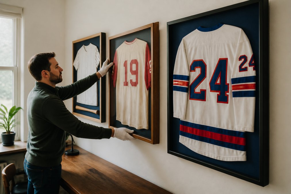 Unique Ways to Display Vintage Jerseys