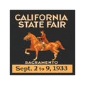 California State Fair 1933 Sacramento Horse Show Car Magnet