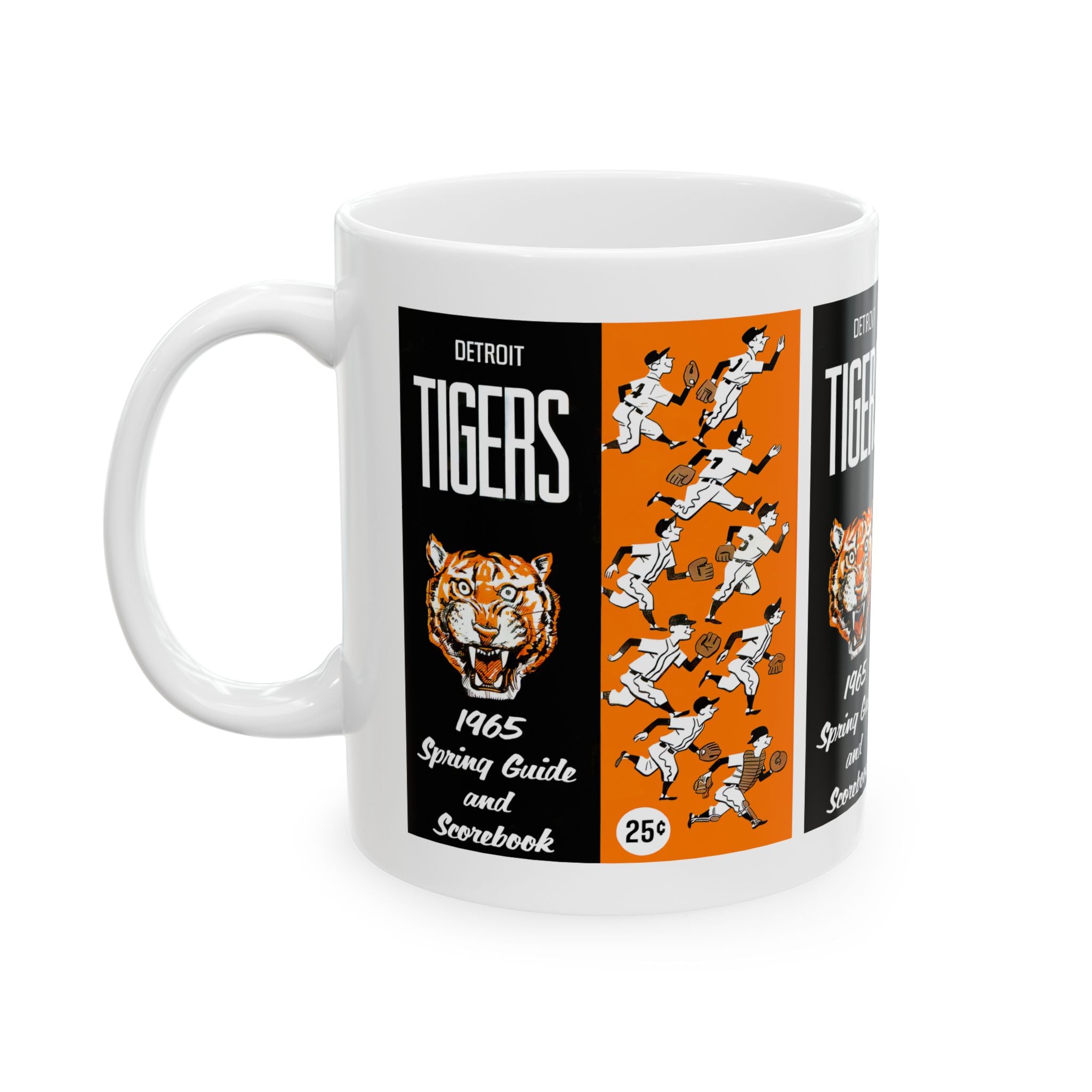 1965 Vintage Detroit Tigers Spring Training Guide Cover - Ceramic Mug, 11oz