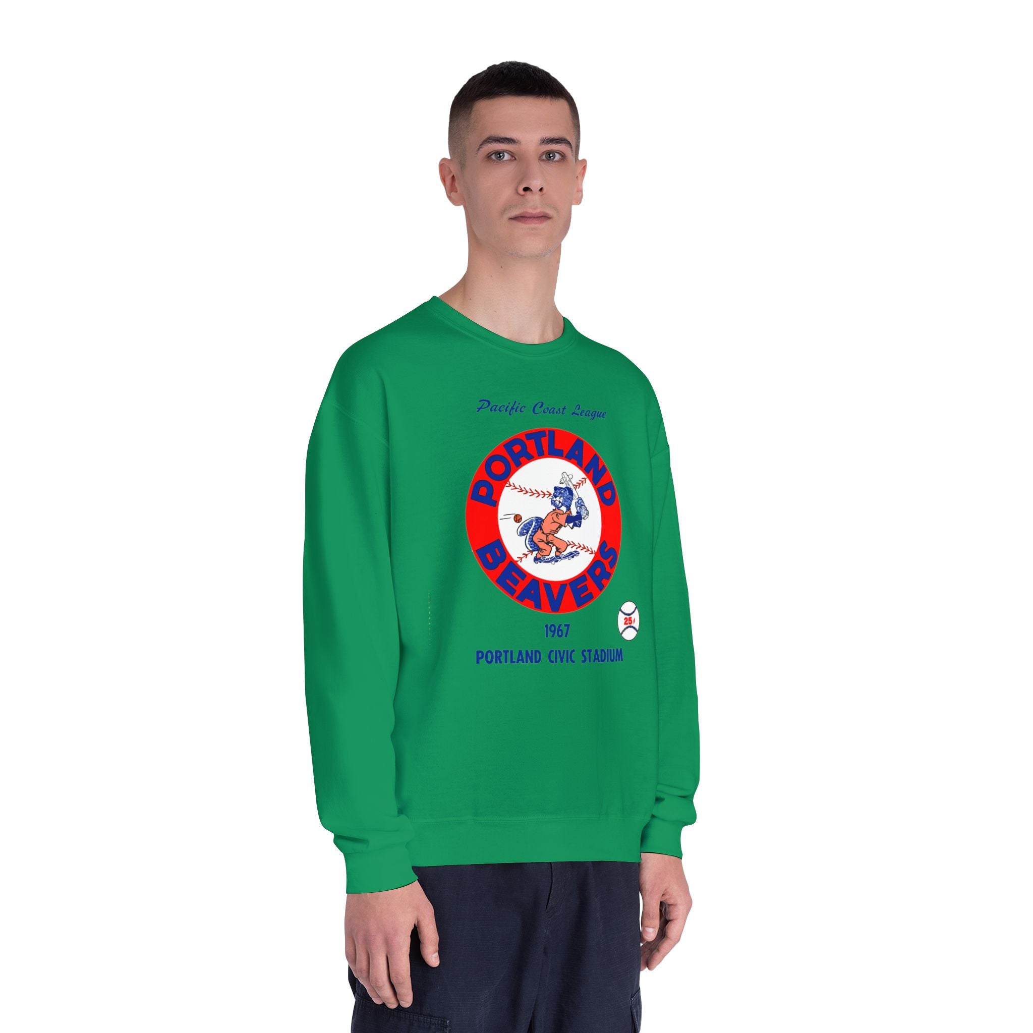 1967 Vintage Portland Beavers - Pacific Coast League Baseball - Unisex NuBlend® Crewneck Sweatshirt
