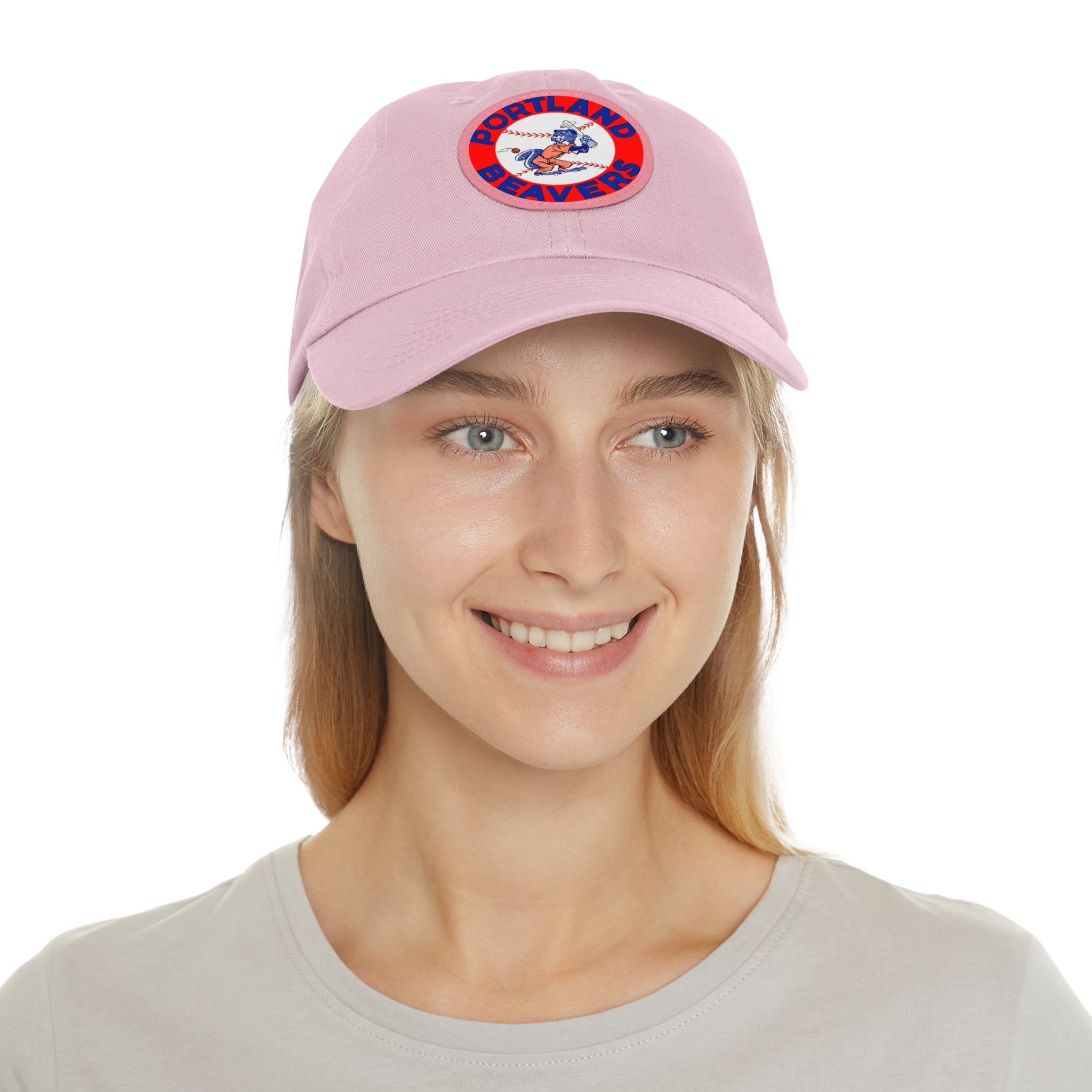 1967 Vintage Portland Beavers - Pacific Coast League Baseball - Dad Hat with Leather Patch (Round)