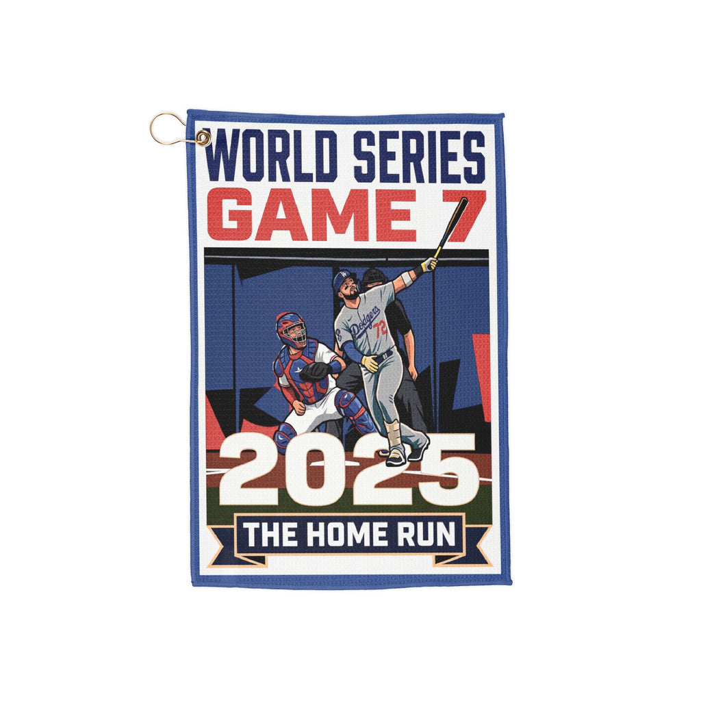 2025 Baseball World Series Game 7  Golf Towel — 'The Home Run' Baseball Golf Accessory