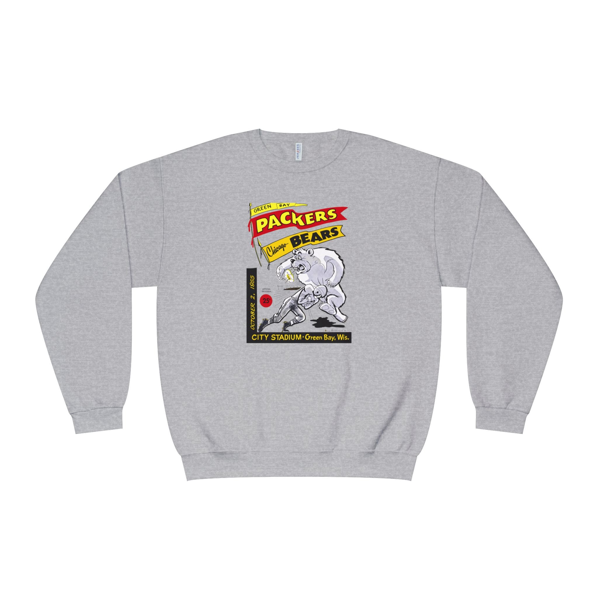 1955 Vintage Bears - Packers Football -  NuBlend® Crewneck Sweatshirt