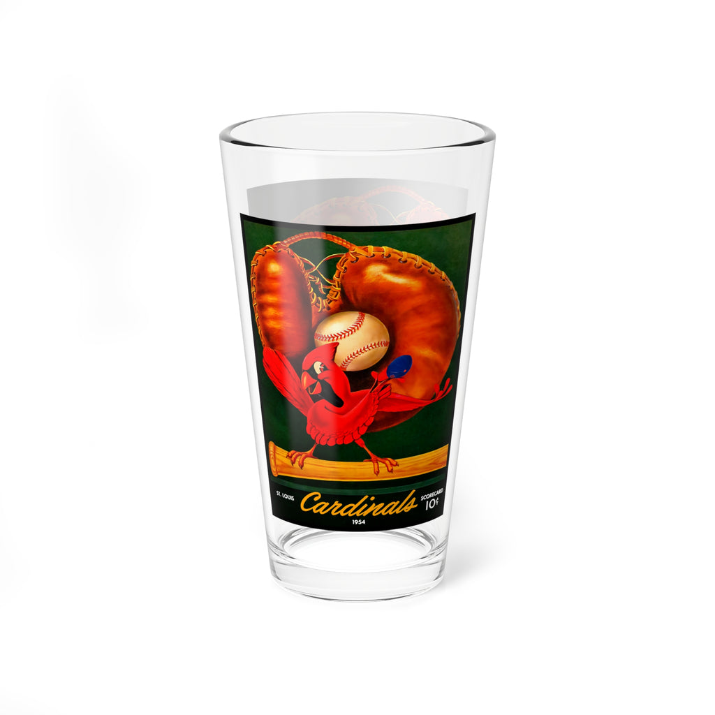 1954 Baseball Cardinals Mixing Glass, 16oz
