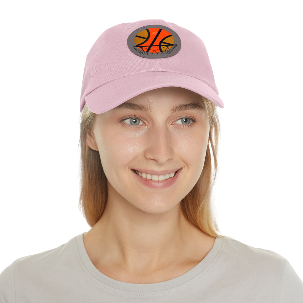 1967- 1968 Vintage Seattle Super Sonics Basketball - Dad Hat with Leather Patch (Round)