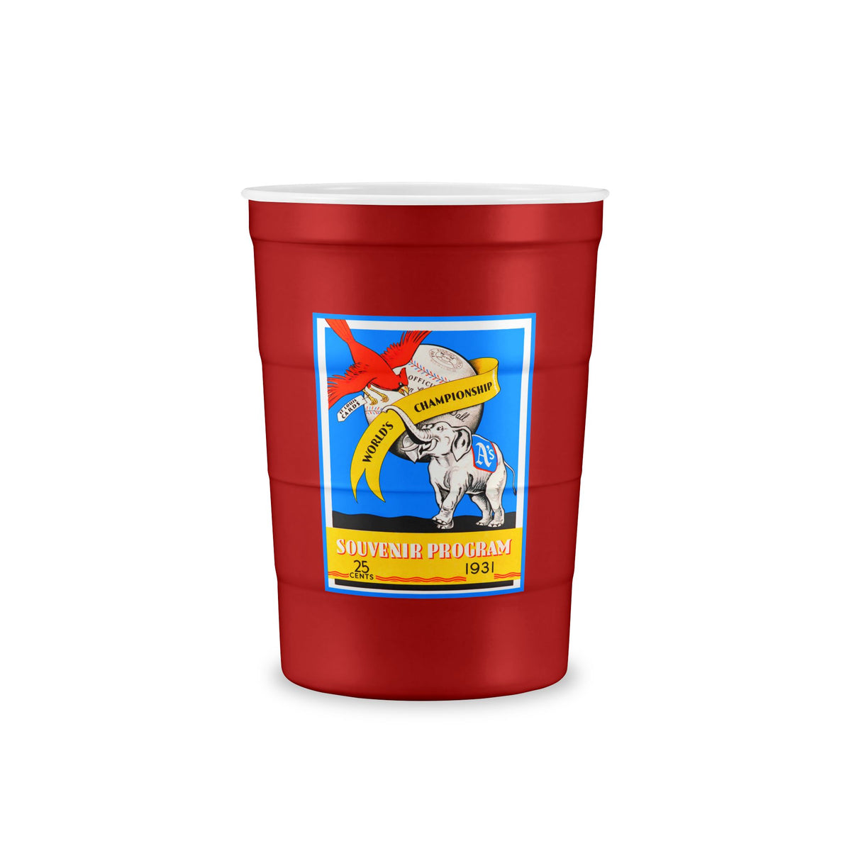 1931 Baseball World Series Cardinals vs Athletics - Recyclable Steel Cup