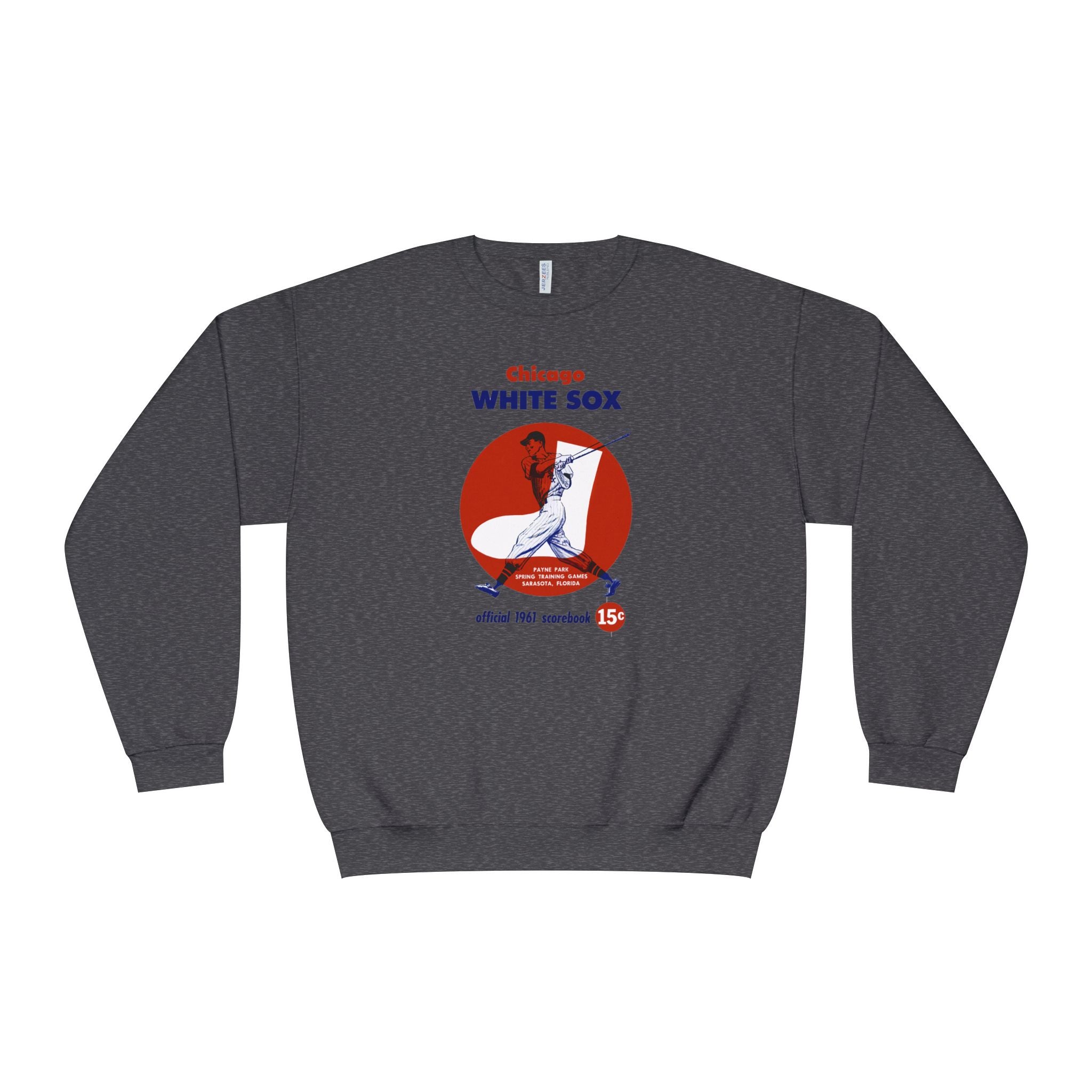 1961 Chicago White Sox Baseball Spring Training Program Cover - Unisex NuBlend® Crewneck Sweatshirt