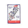 1963 Dodgers Vintage Poster Golf Towel — Club & Cart Towel with Grommet