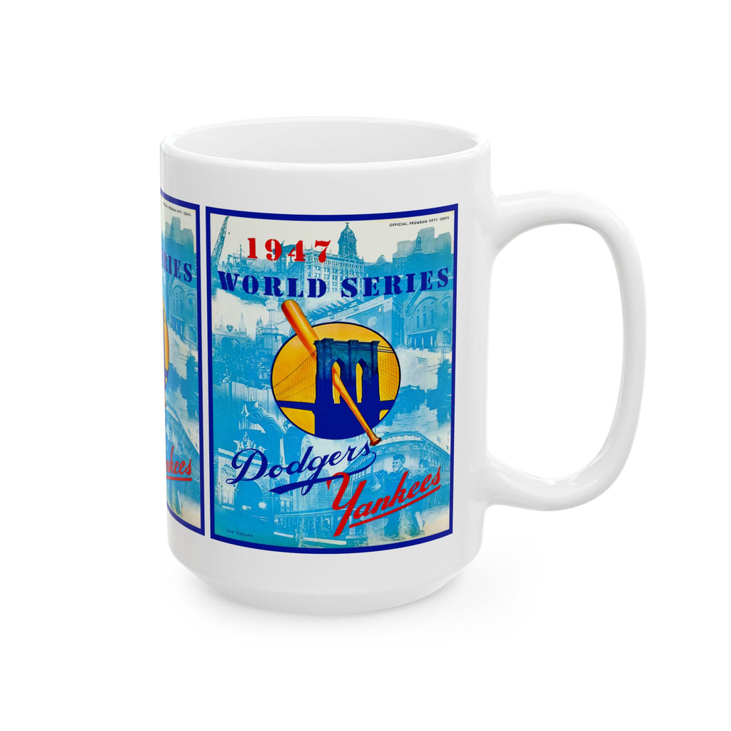 1947 Brooklyn Baseball World Series Ceramic Mug 11oz and 15oz