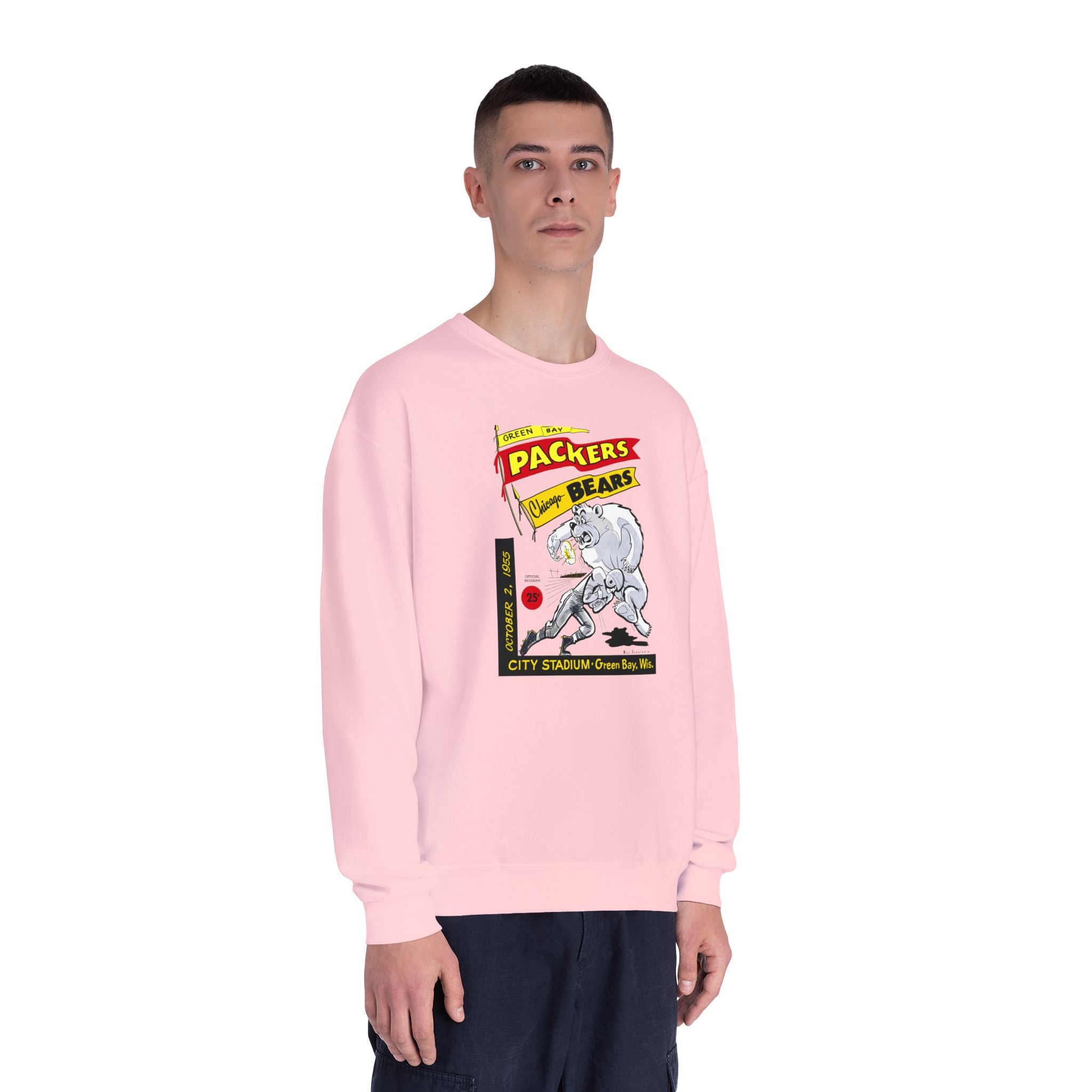 1955 Vintage Bears - Packers Football -  NuBlend® Crewneck Sweatshirt