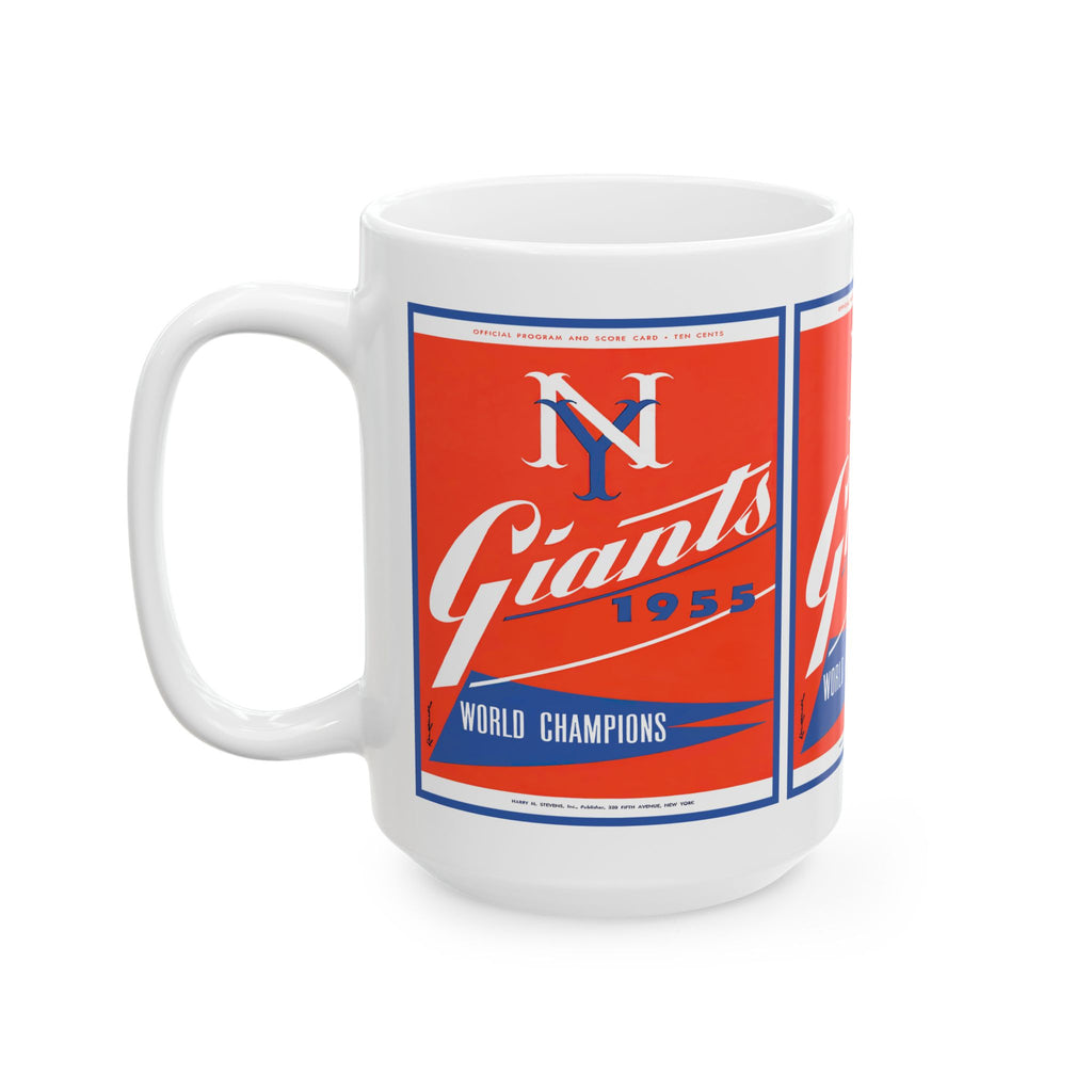 Coffee Mug, 1955 Baseball New York Giants Fan, Baseball Lover Gift, Sports Fan Cup, Ceramic Mug 11oz 15oz