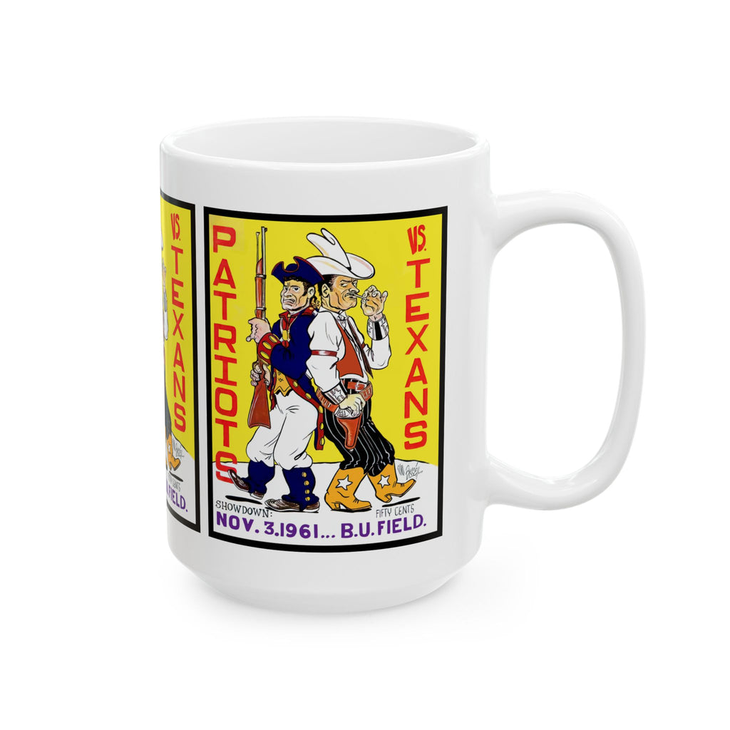Mug - 1961 Boston Patriots Football Dallas Texans Ceramic Coffee Cup