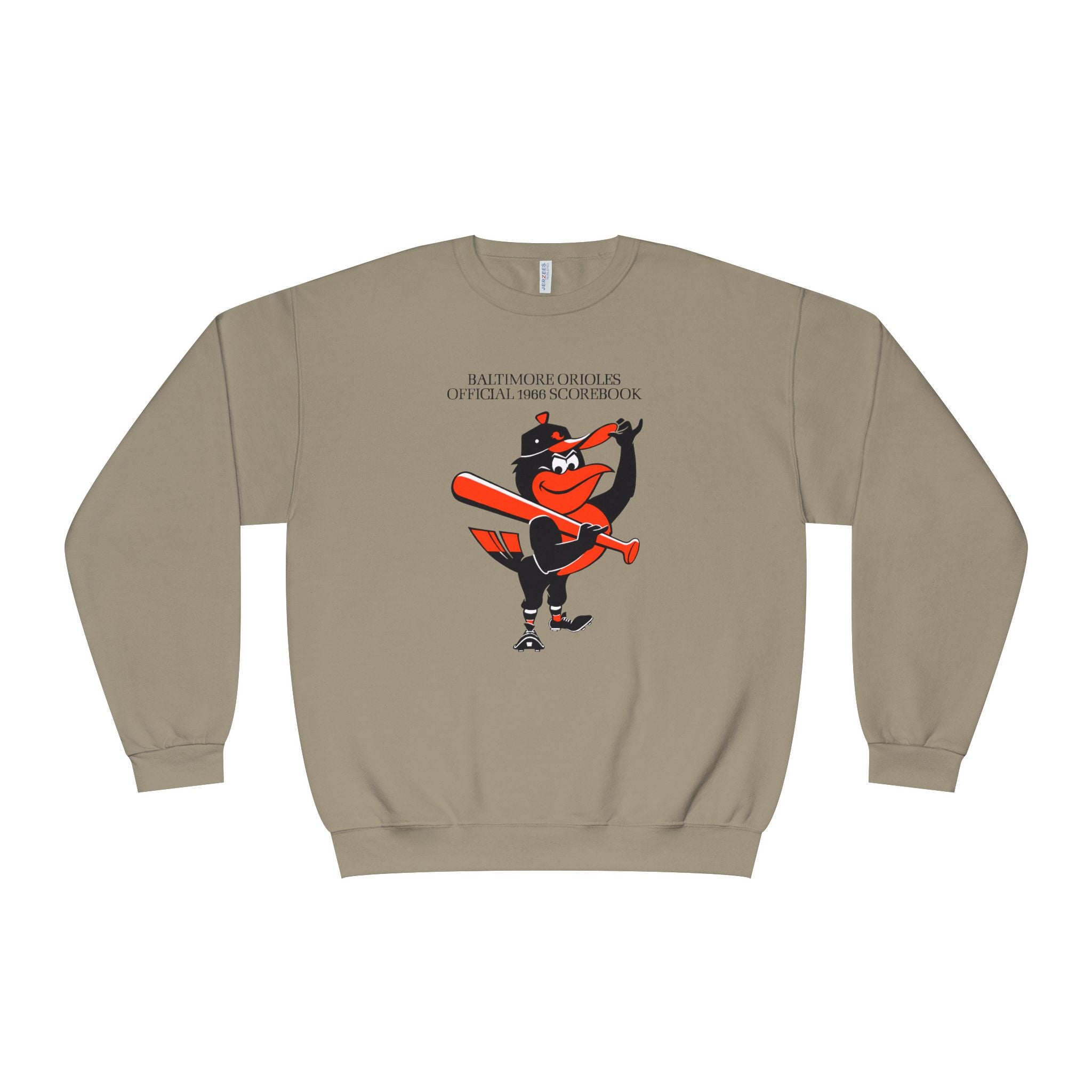 1966 Baltimore Orioles Baseball Scorecard - NuBlend® Crewneck Sweatshirt