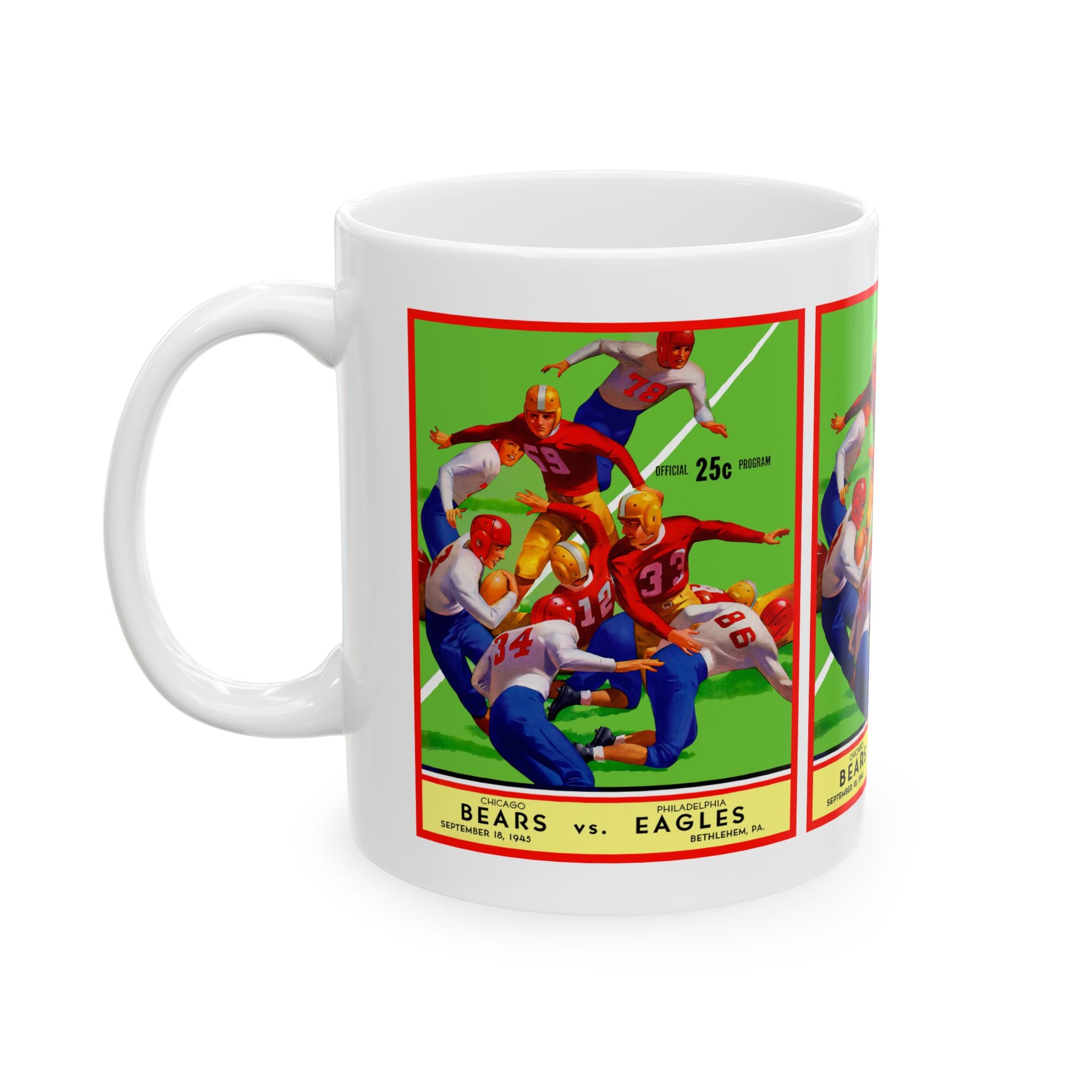 1945 Football Bears Eagles Mug | Vintage Football Design 11oz and 15oz