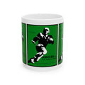 1947 Football Los Angeles Dons- Brooklyn Dodgers Program Cover Ceramic Mug — Vintage Football Design (11oz, 15oz)