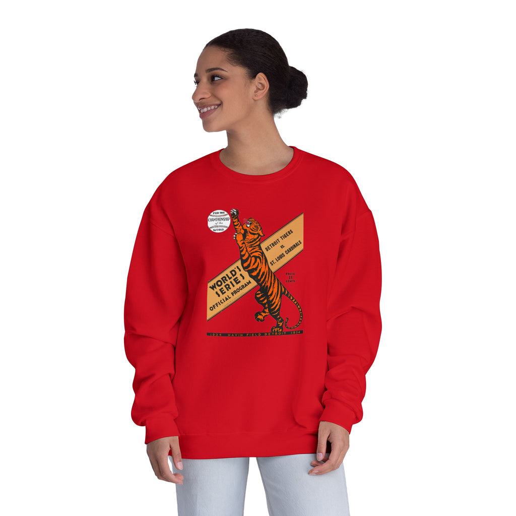 1934 Vintage Cardinals - Tigers Baseball World Series -  NuBlend® Crewneck Sweatshirt