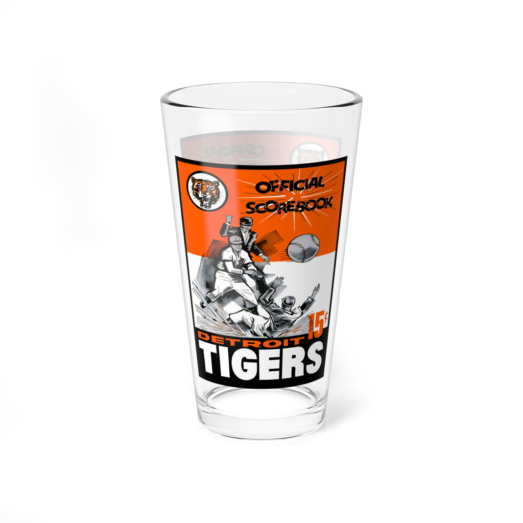 1962 Detroit Baseball Mixing Glass, 16oz