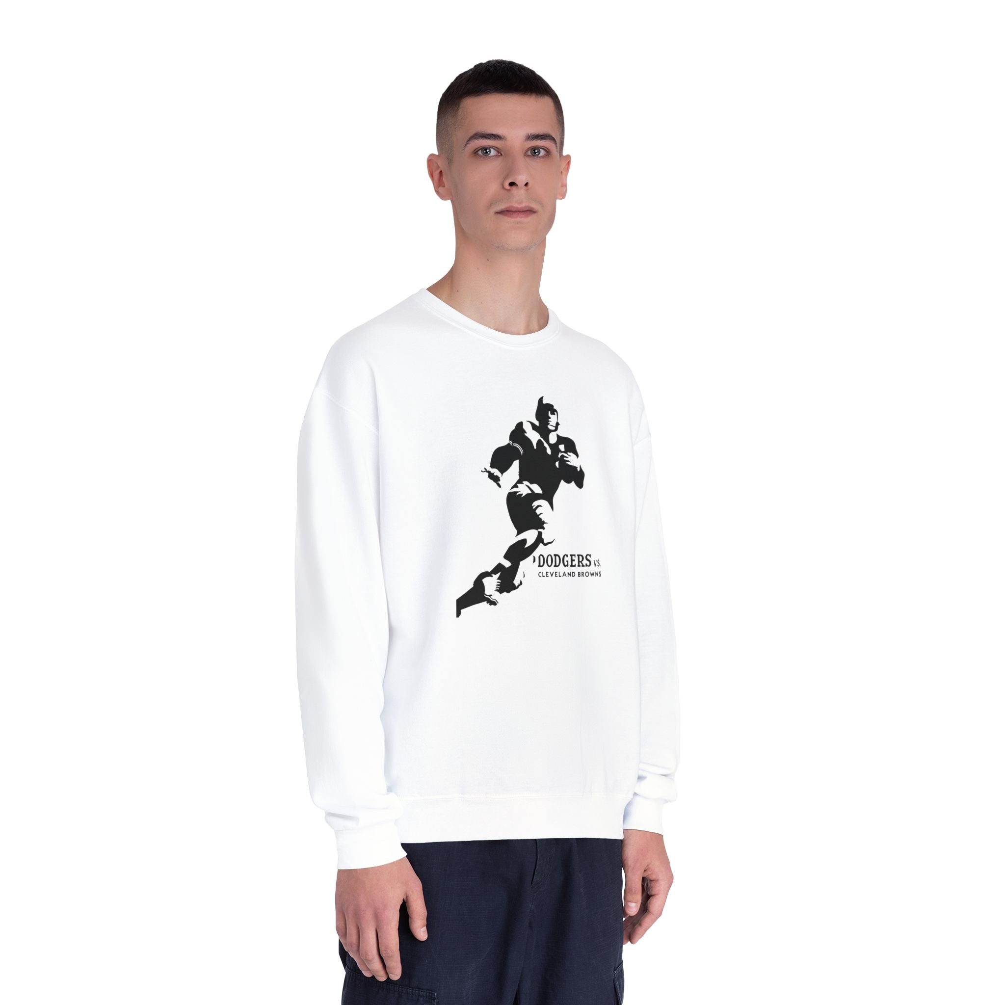 1947 Vintage Brooklyn Dodgers - Cleveland Browns Football  - NuBlend® Crewneck Sweatshirt