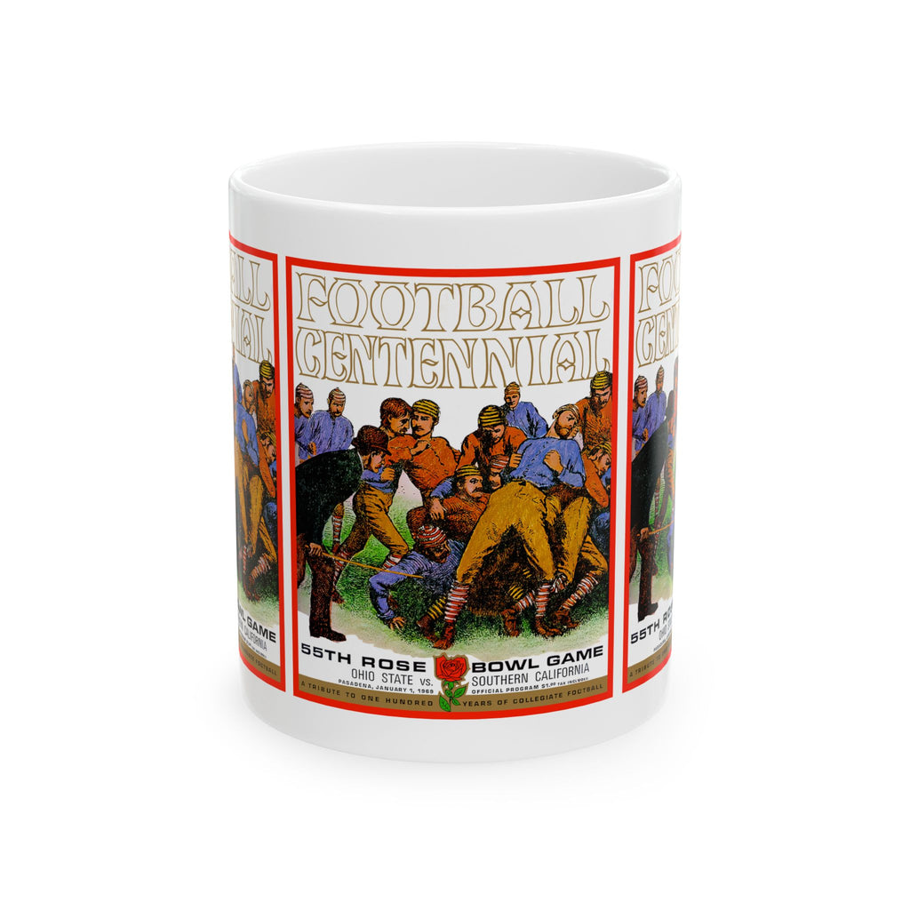 1969 Football Rose Bowl Ceramic Mug — Retro College Game Day Coffee Cup (11oz, 15oz)