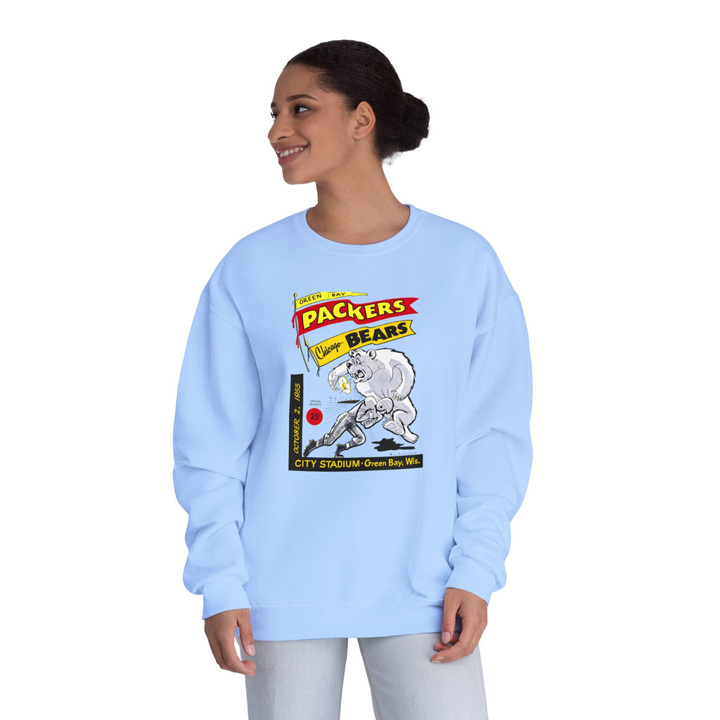 1955 Vintage Bears - Packers Football -  NuBlend® Crewneck Sweatshirt