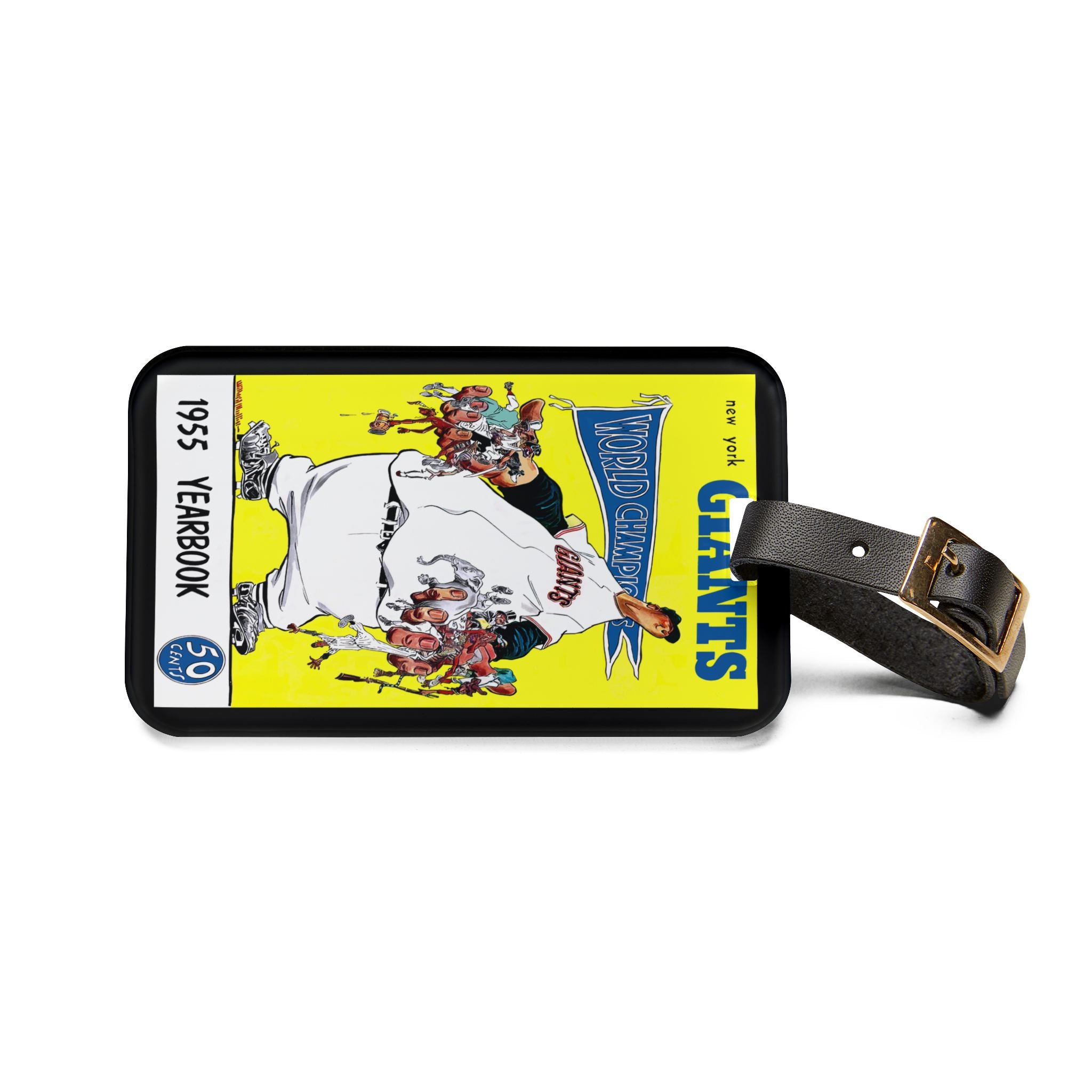 1955 New York Giants Baseball Luggage Tag | Vintage Baseball