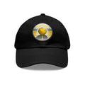 Pickleball - Dad Hat with Leather Patch (Round)