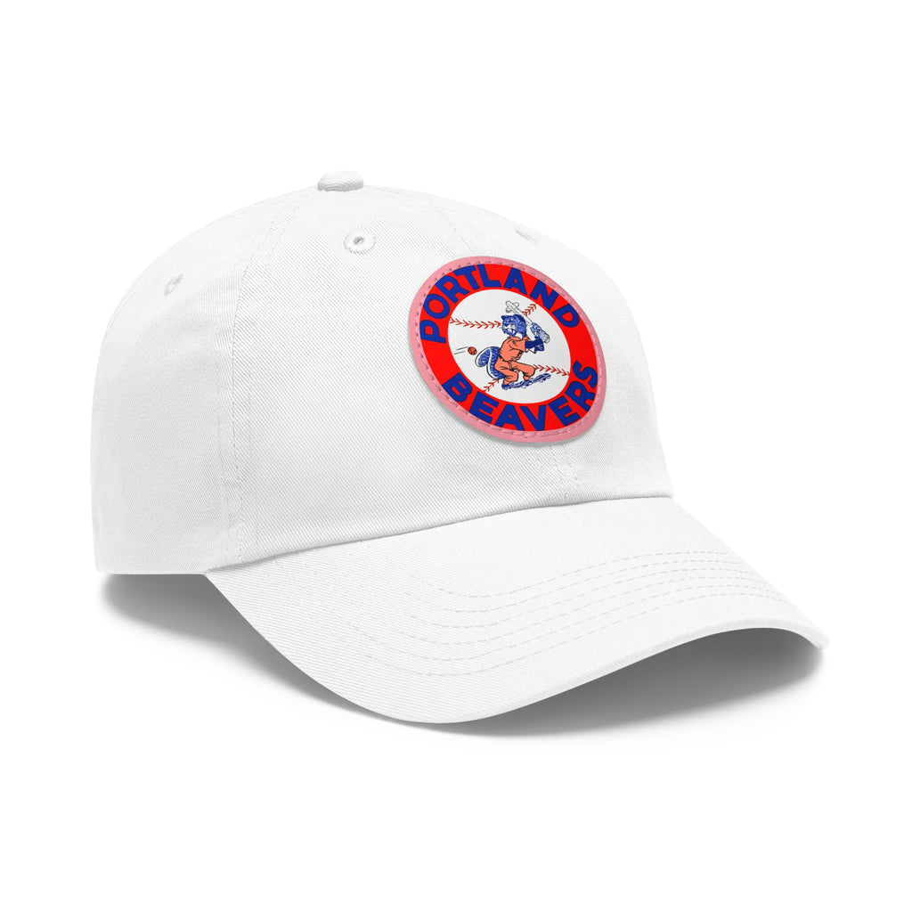 1967 Vintage Portland Beavers - Pacific Coast League Baseball - Dad Hat with Leather Patch (Round)