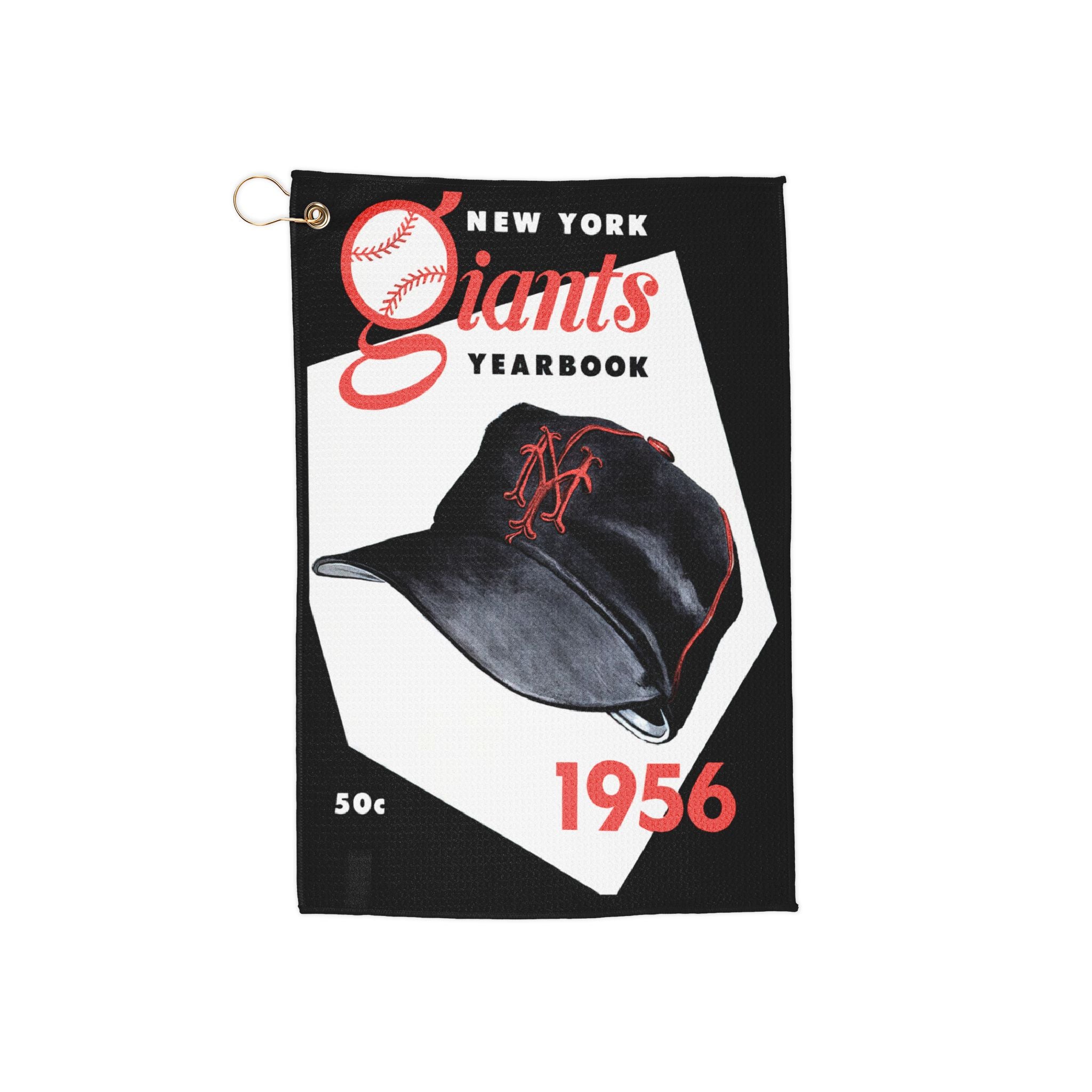 1956 Baseball New York Golf Towel | Vintage Sports Bar Towel