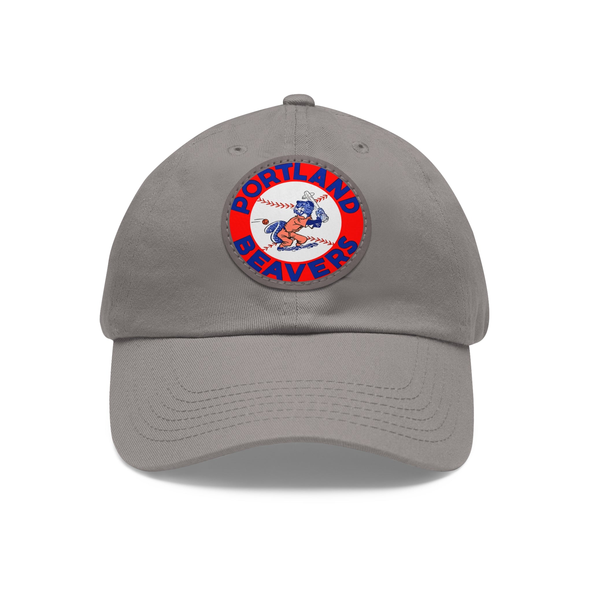 1967 Vintage Portland Beavers - Pacific Coast League Baseball - Dad Hat with Leather Patch (Round)