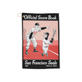 Vintage Baseball Golf Towel - 1957 San Francisco Seals, Sports Towel, Retro Golf Gift, Golfing Accessory, Golf Club Towel