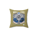 1962 Dodgers vs Yankees Phantom World Series Program Cover Square Indoor Pillow