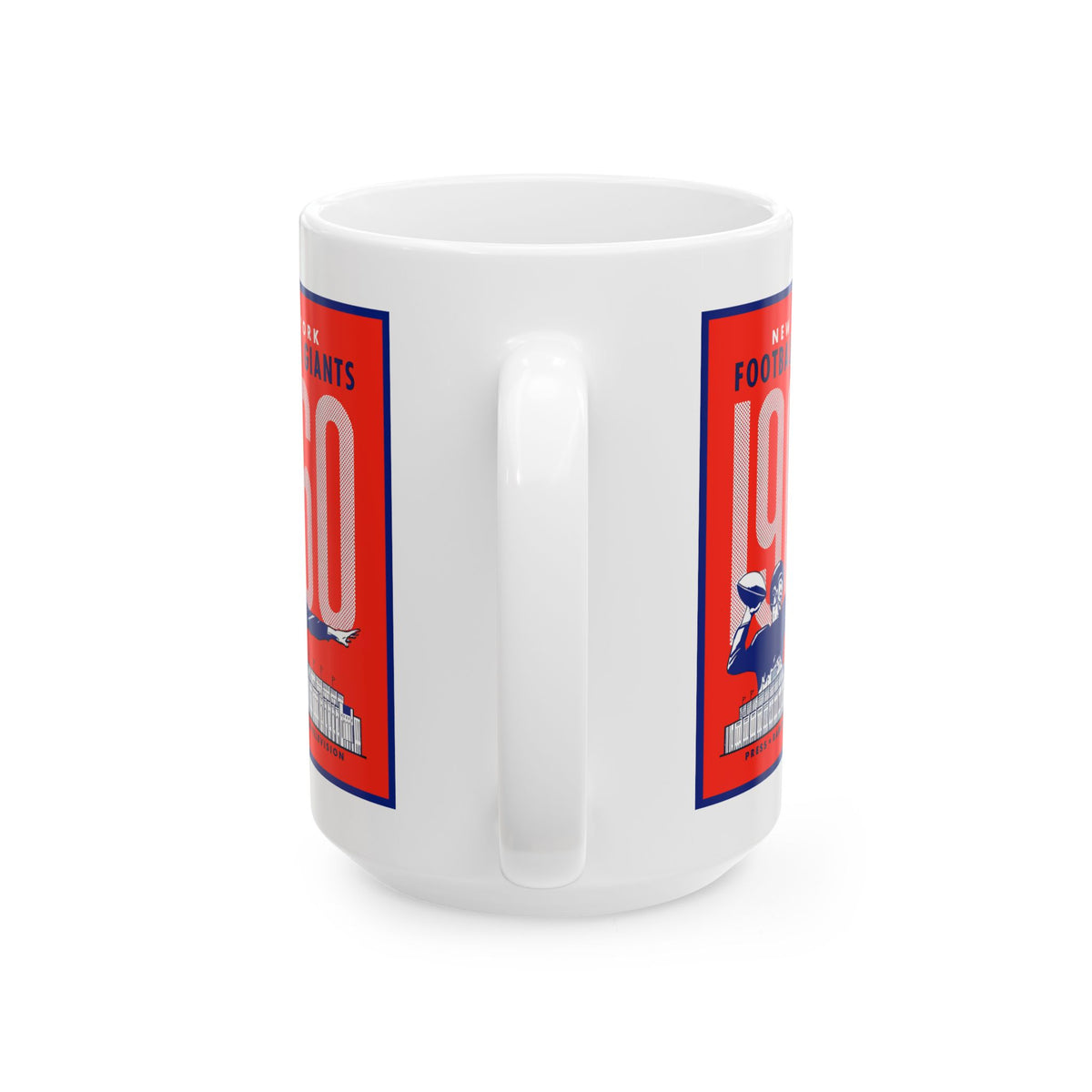 1960 New York Football Giants Retro Mug — Vintage Sports Coffee Cup (11oz, 15oz)