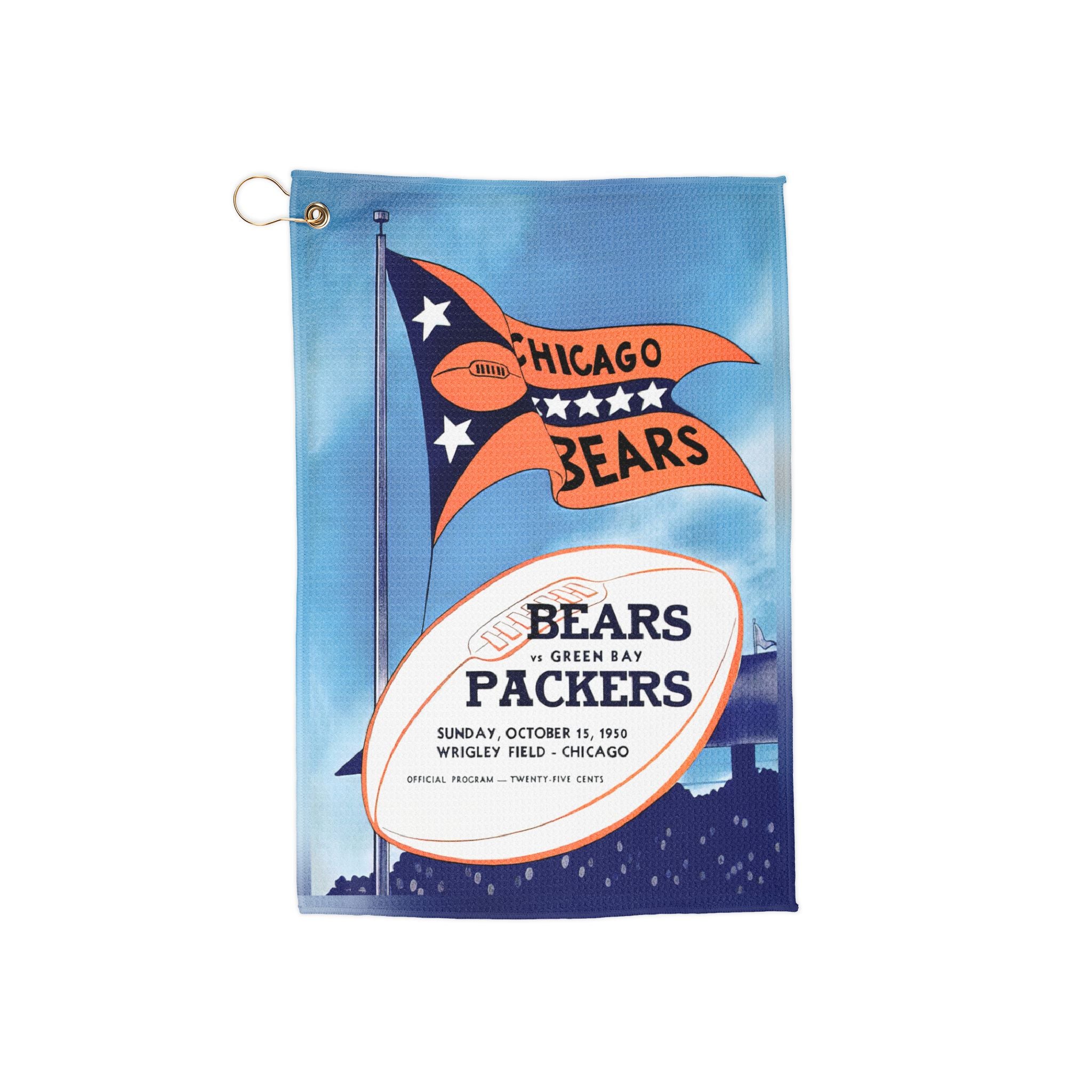 1950 Bears vs Packers Football Towels | Vintage Towel