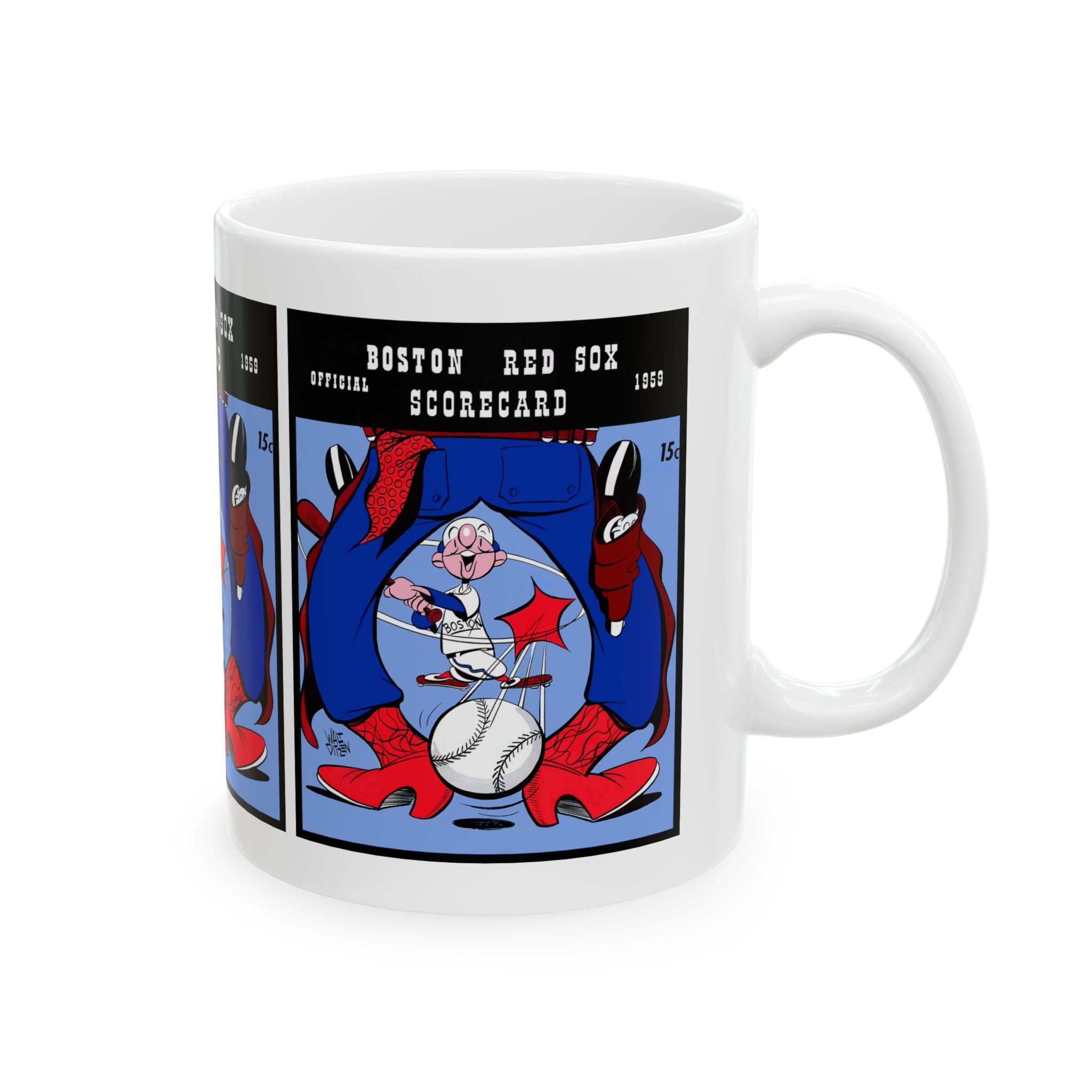 Ceramic Mug, 1959 Baseball Spring Training Boston Red Sox - Vintage Sports Fan Gift, Baseball Memorabilia, Red Sox Fan Mug, Baseball