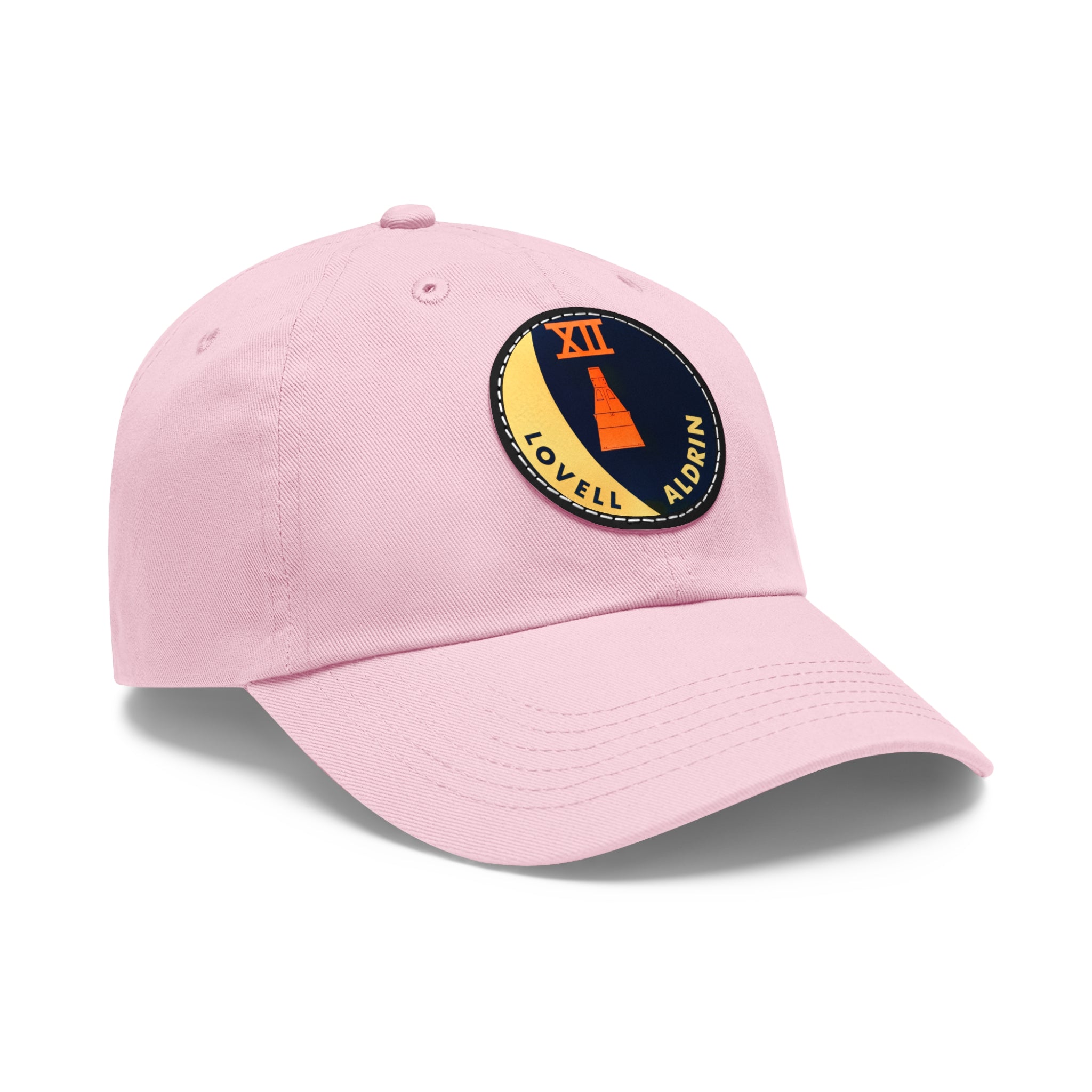 NASA Gemini 12 - Flight Patch - Dad Hat with Leather Patch (Round)