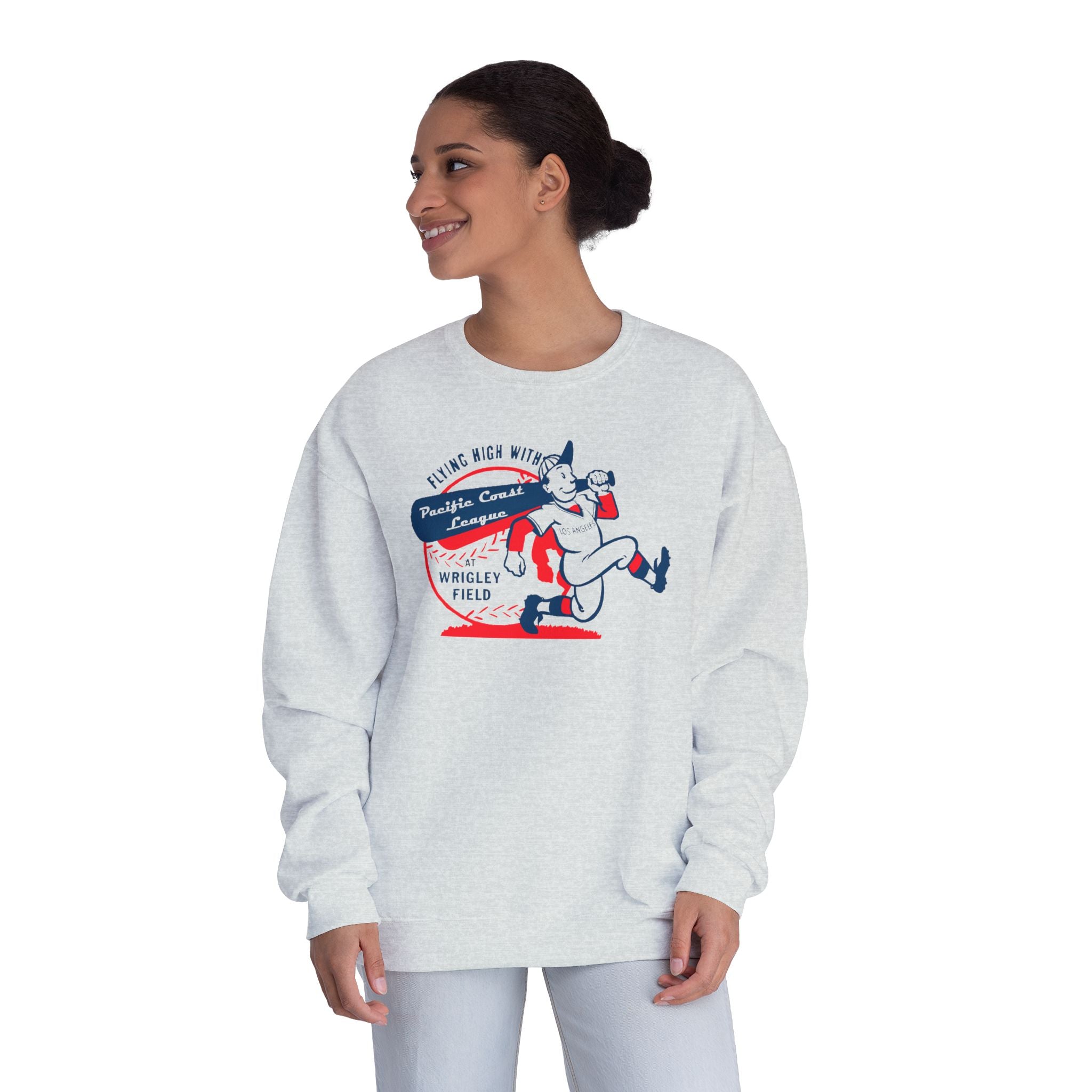 Vintage Pacific Coast League Los Angeles Wrigley Field Crewneck Sweatshirt