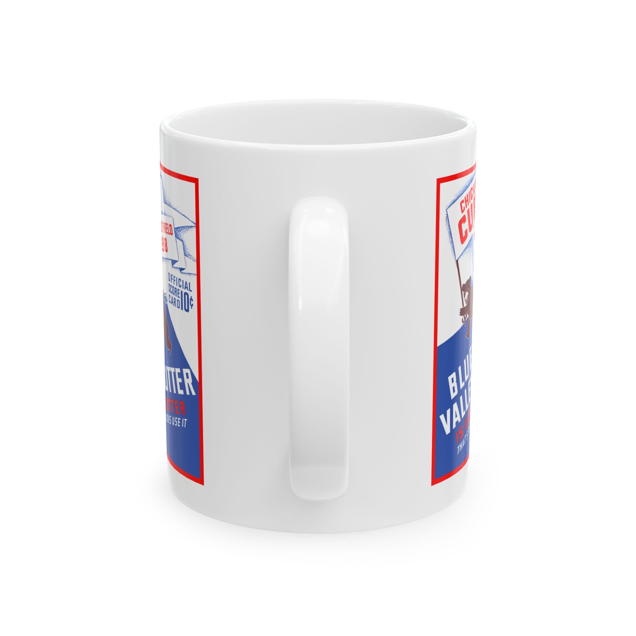 1938 Chicago Cubs Retro 'Blue Valley Butter' Ceramic Mug (11oz & 15oz)