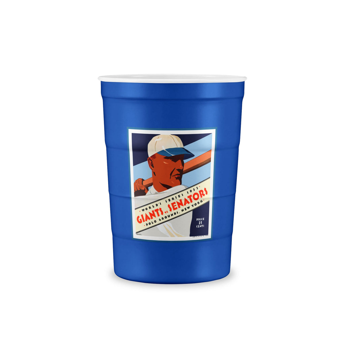 1933 Baseball World Series New York Giants - Washington Senators Recyclable Steel Cup — Stainless Reusable Party Cup