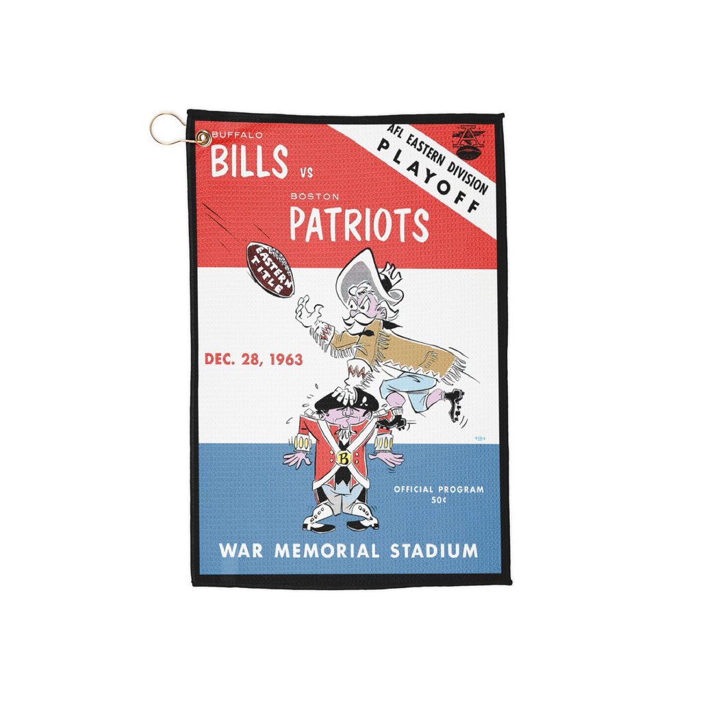 1963 Boston vs Buffalo Football Golf Towel | Vintage Football Design