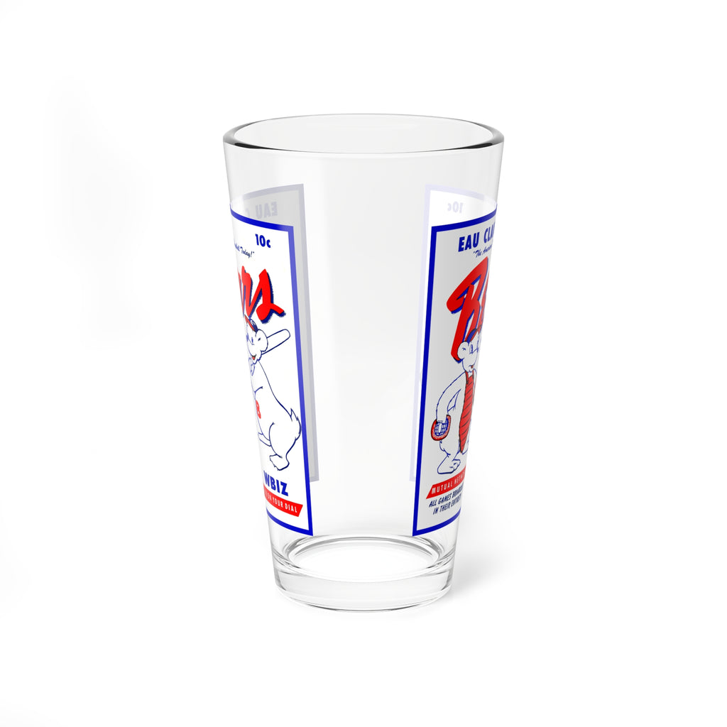 1951 Eau Claire Bears Baseball Mixing Glass — 16oz