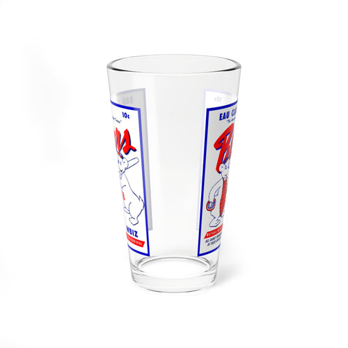 1951 Eau Claire Bears Baseball Mixing Glass — 16oz