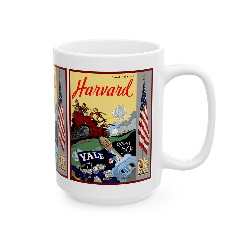 1942 Harvard Yale Vintage Football Program Ceramic Mug – Retro College Game Cover (11oz/15oz)