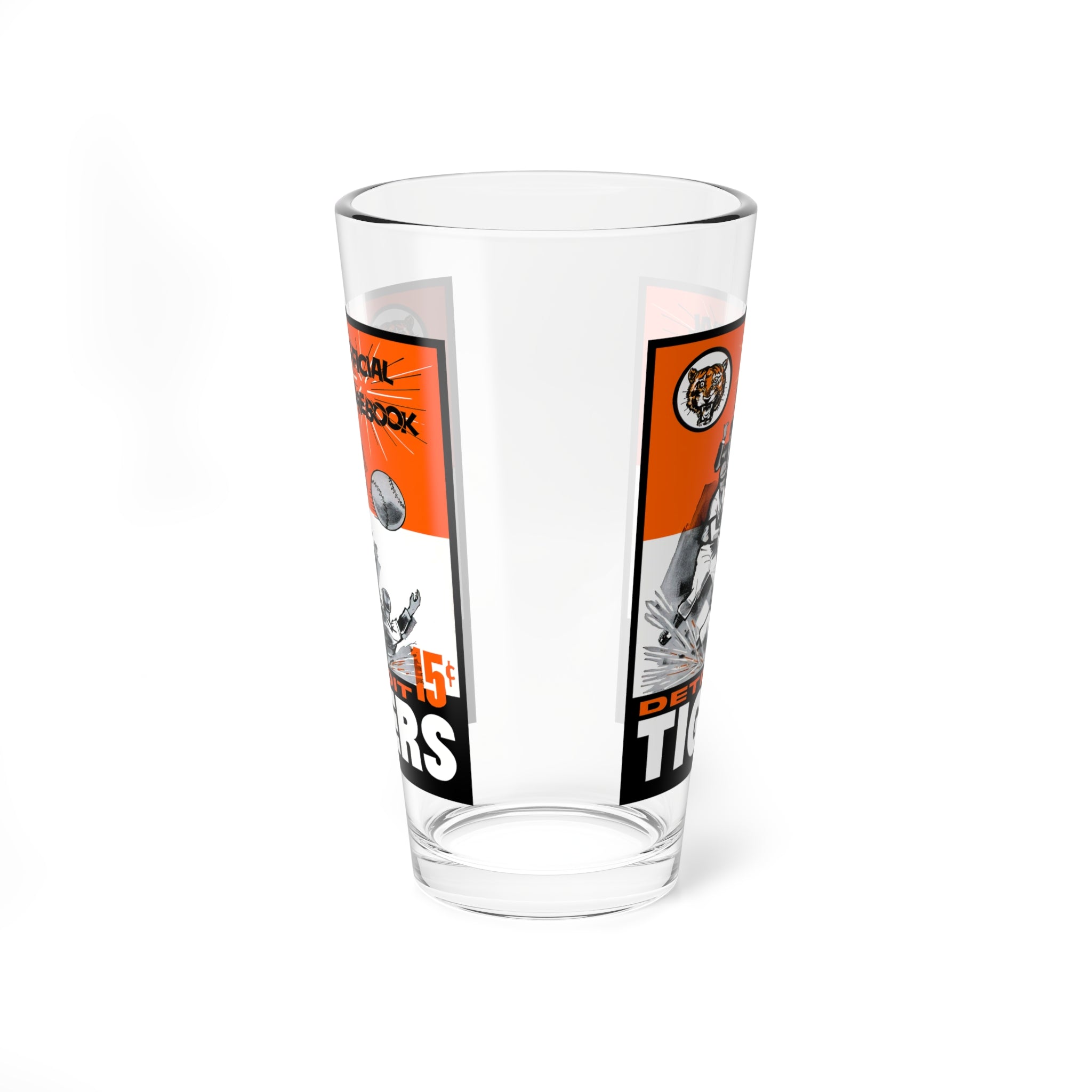 1962 Detroit Baseball Mixing Glass, 16oz
