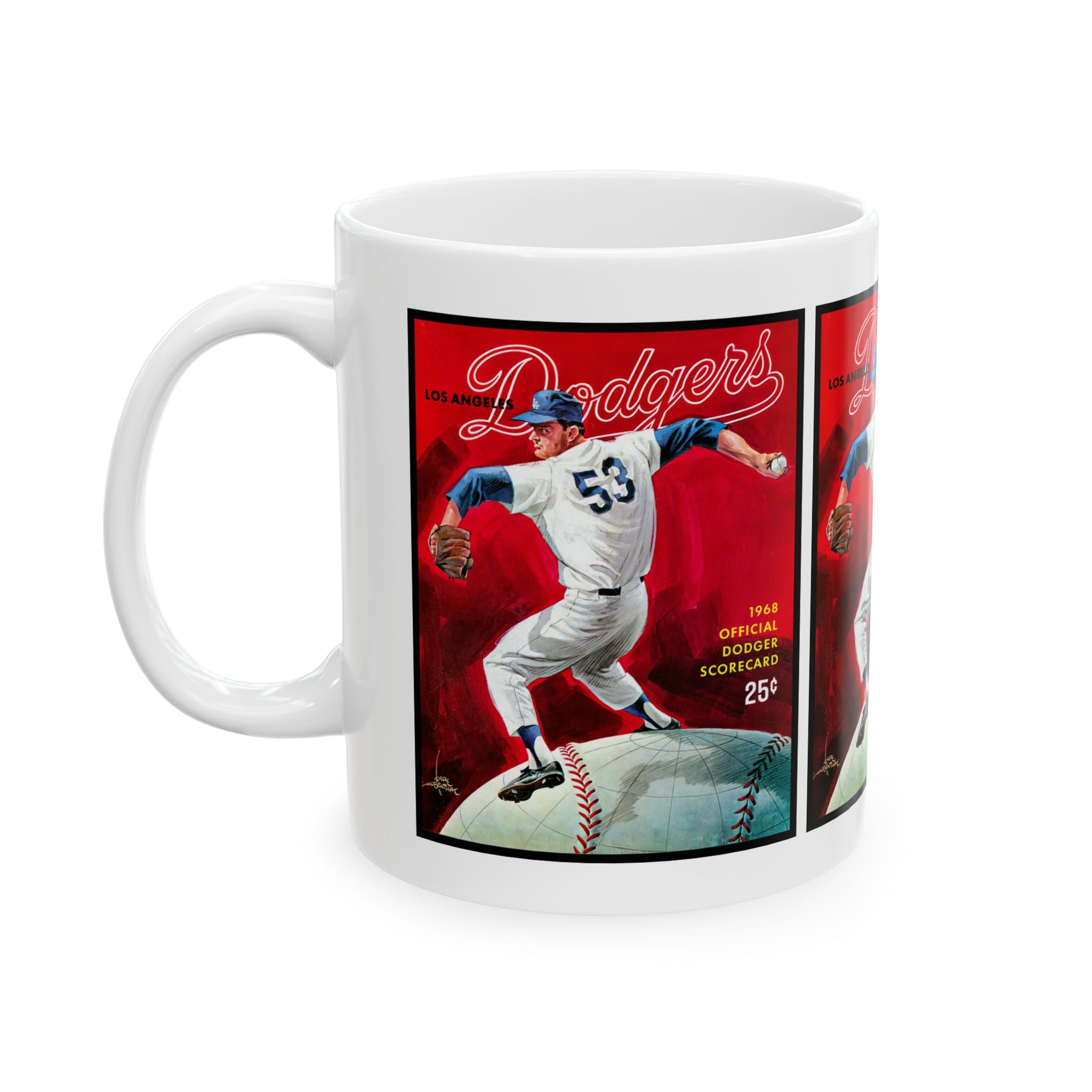 1968 Los Angeles Baseball Ceramic Mug (11oz, 15oz)