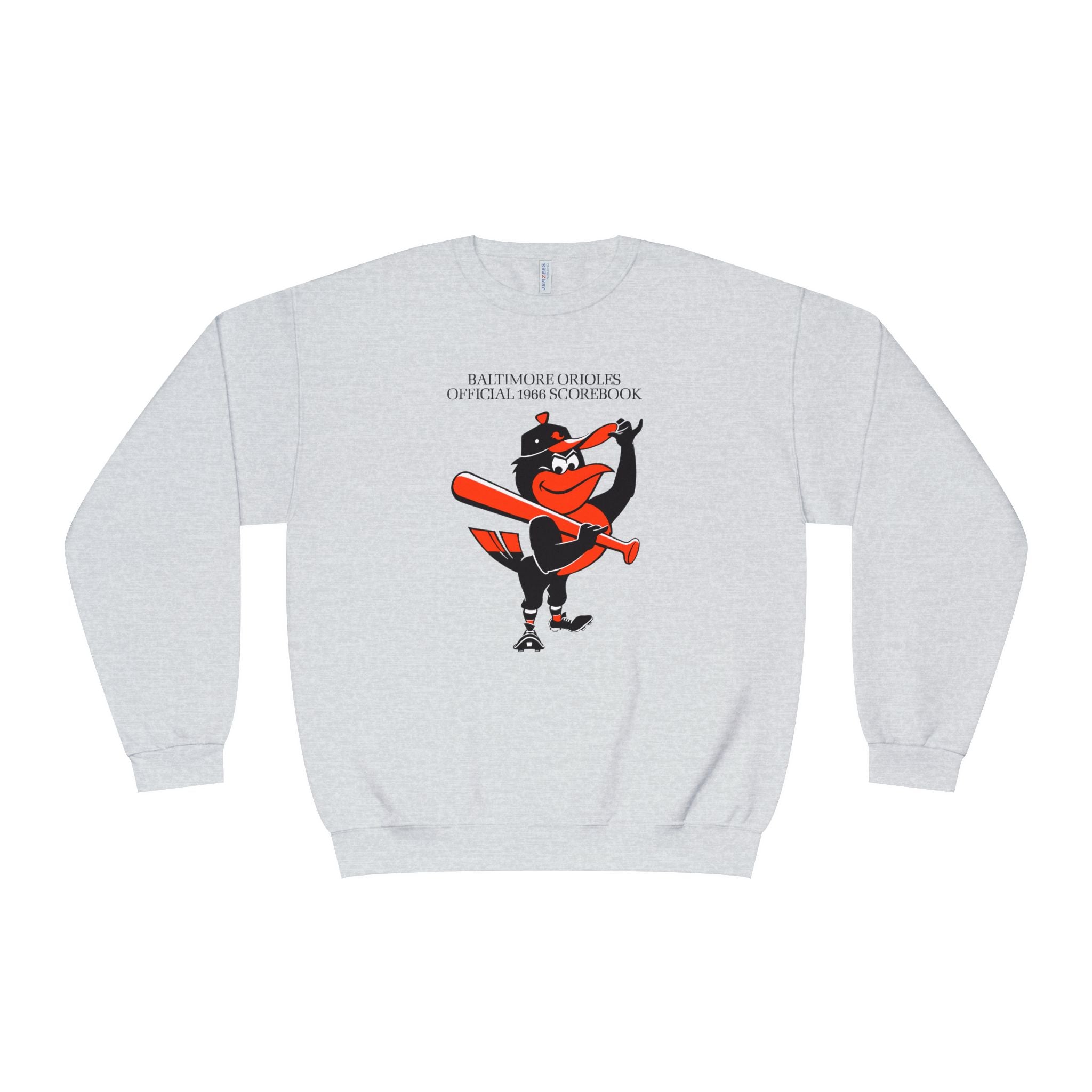 1966 Baltimore Orioles Baseball Scorecard - NuBlend® Crewneck Sweatshirt