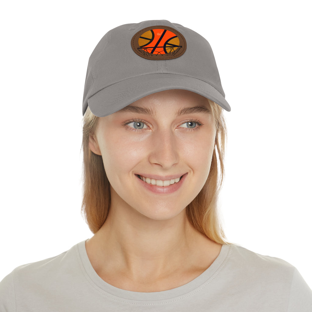 1967- 1968 Vintage Seattle Super Sonics Basketball - Dad Hat with Leather Patch (Round)