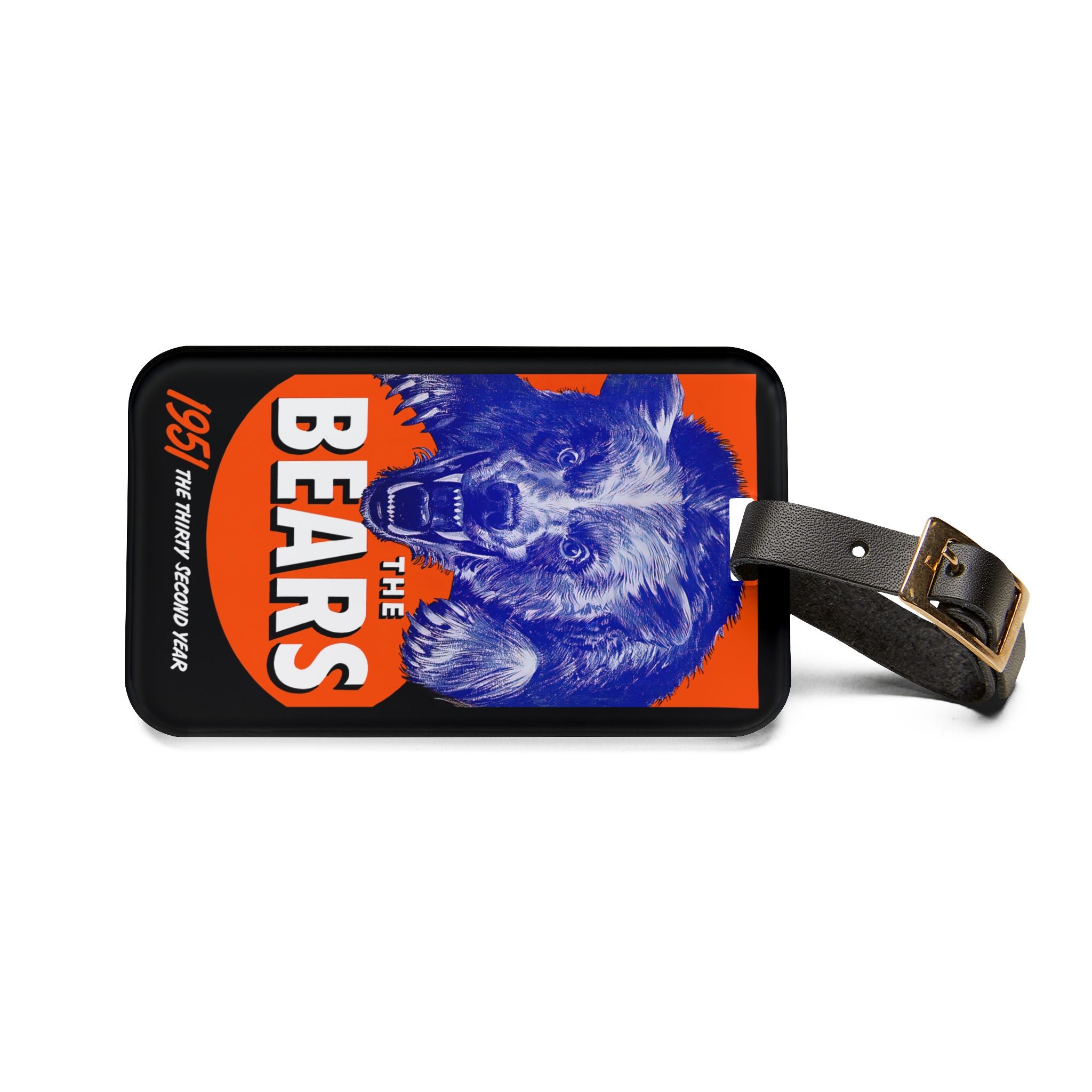 1951 Chicago Bears Football Luggage Tag | Vintage Football