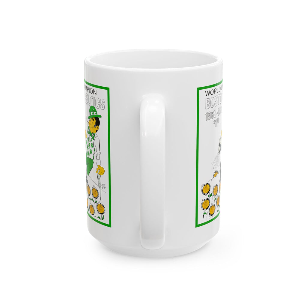 1969-1970 Boston Celtics World Champion Ceramic Mug — Vintage Coffee Cup (11oz/15oz)