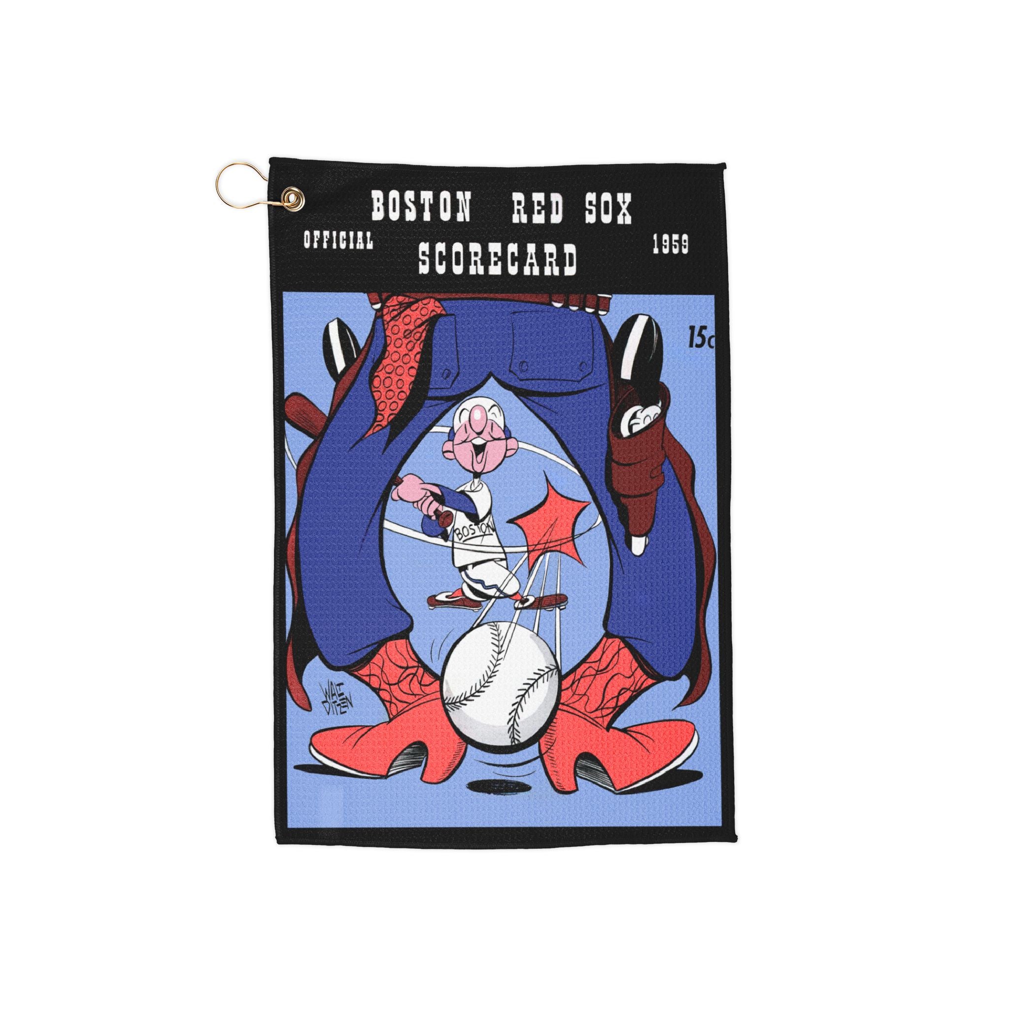 Golf Towels, 1959 Baseball Boston Red Sox Design - Sports Gift, Golf Accessory, Vintage Towel, Golf Lover Present, Retro Golf Towel