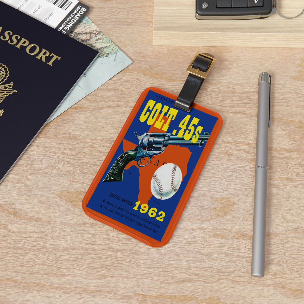 1962 Houston Colt .45's Baseball Luggage Tag